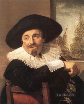 isaac abrahamsz massa Painting - Isaac Abrahamsz Massa portrait Dutch Golden Age Frans Hals